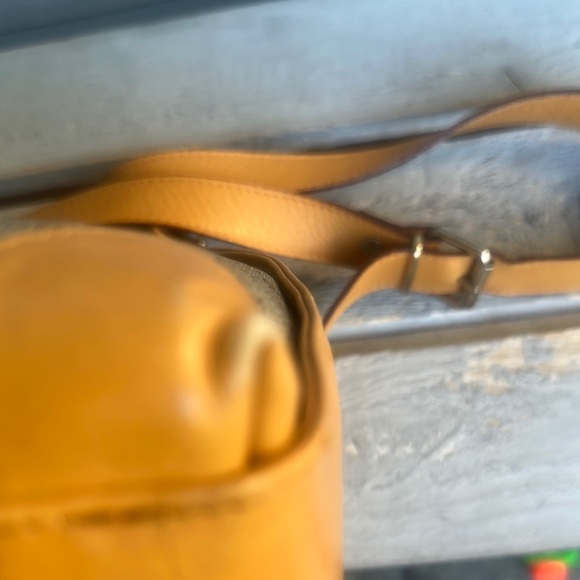 Gucci Tan and Gray Shoulder Bag with Gold Accents (Used) - Picture 5 of 10